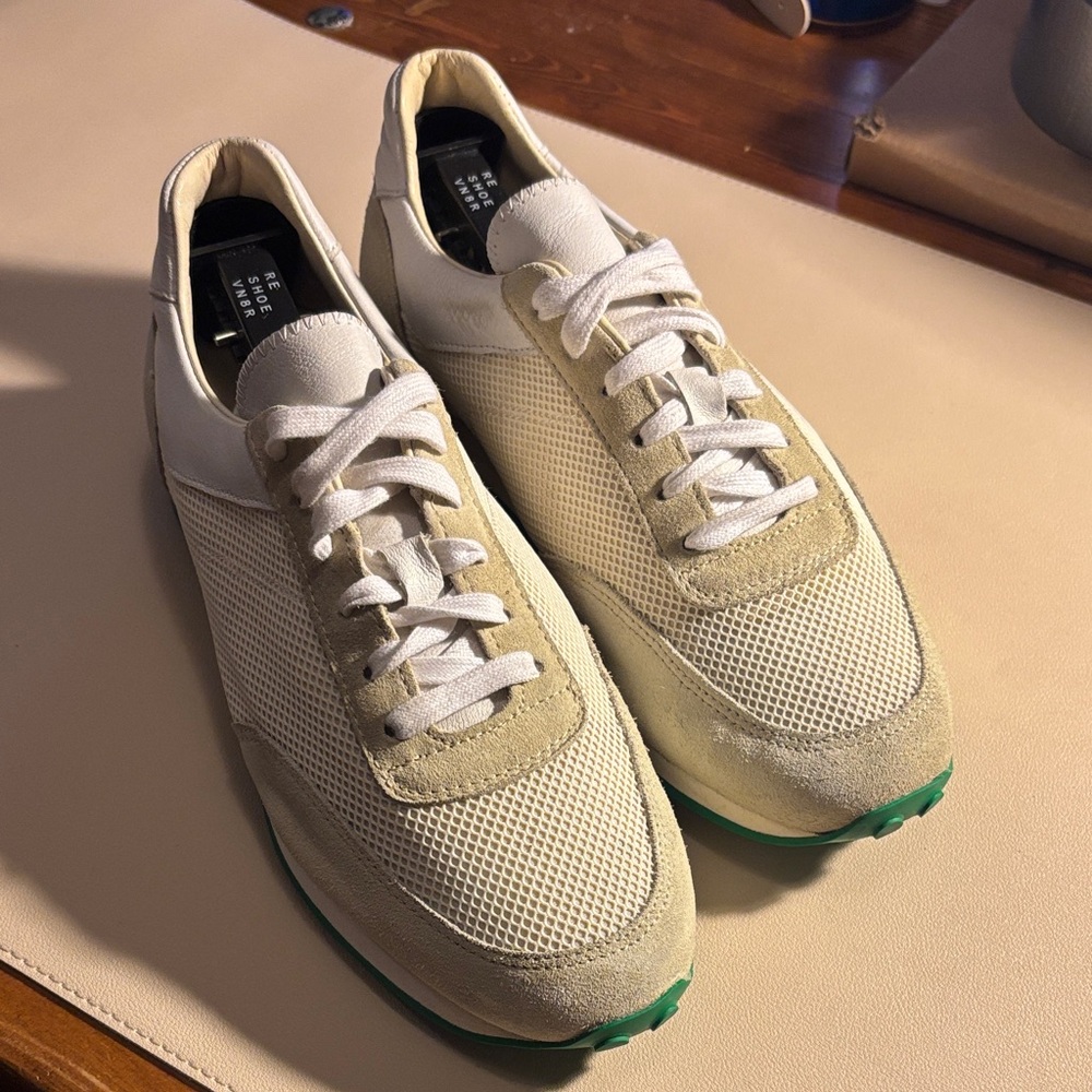 rag & bone Beige and White Sneakers